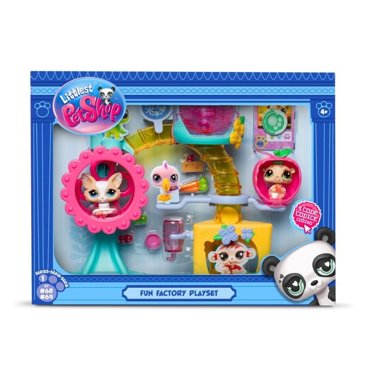 Littlest Pet Shop, fabryka zabawy, zestaw figurek