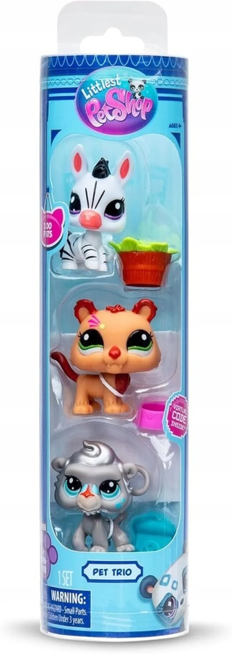 Littlest Pet Shop, Pet Trio, zestaw 3 figurek