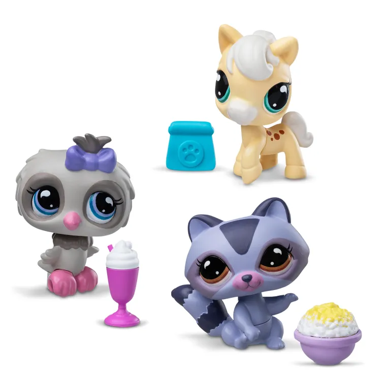 Littlest Pet Shop, Pet Trio, zestaw 3 figurek