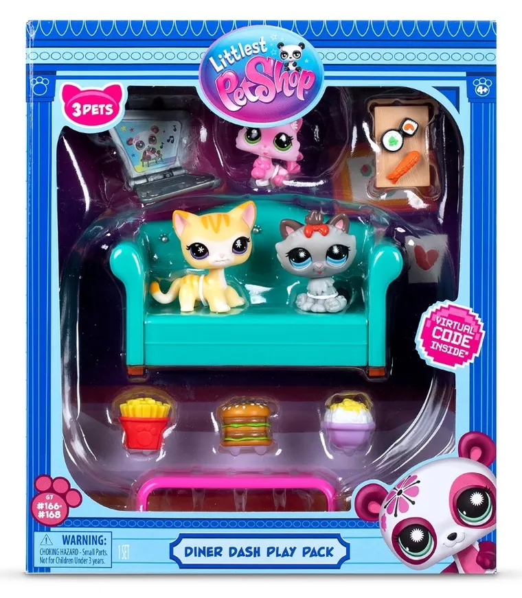Littlest Pet Shop, Podwieczorek, zestaw 3 figurek