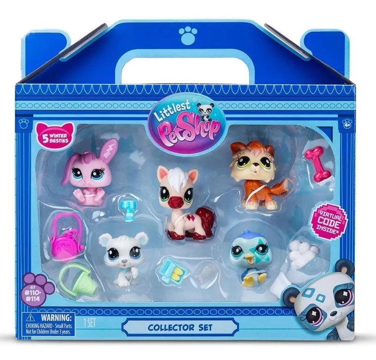 Littlest Pet Shop, Winter Besties, zestaw 5 figurek