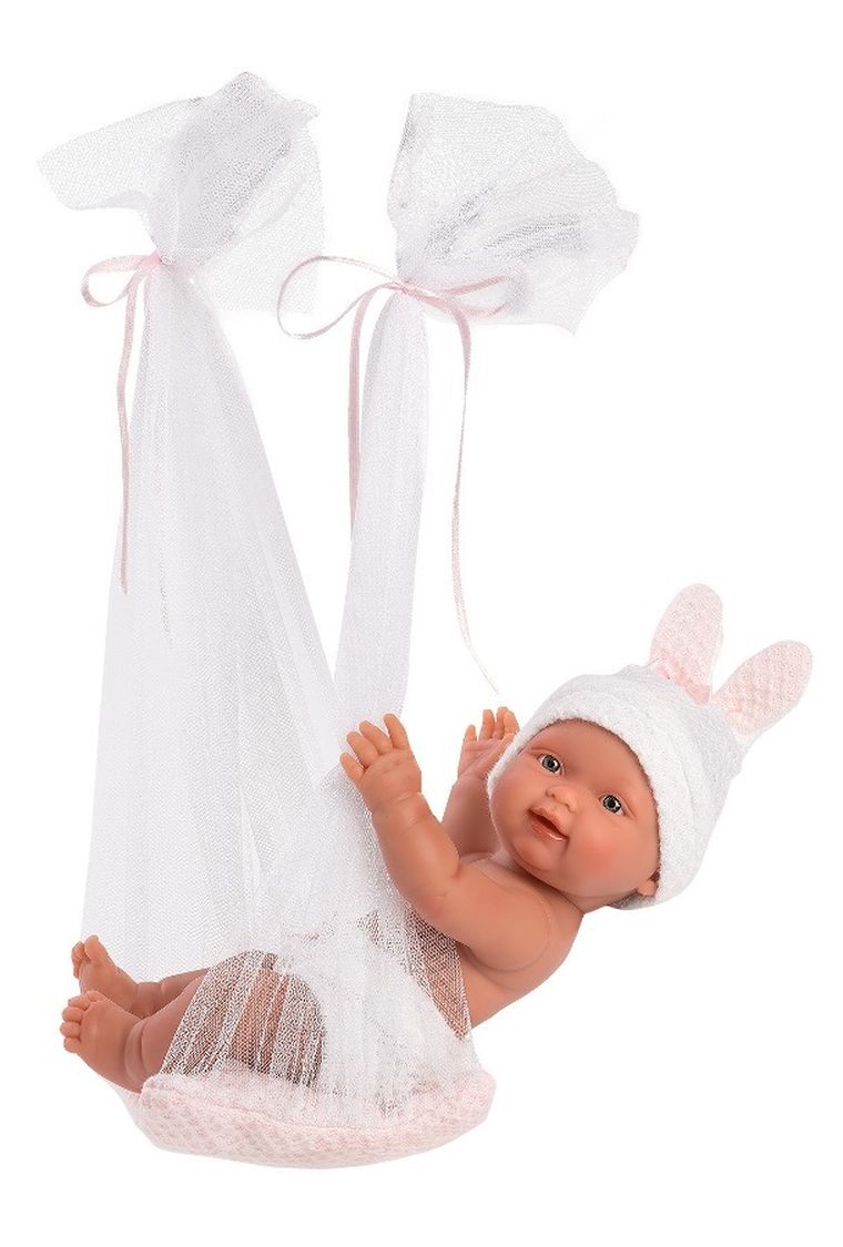 Llorens, lalka, bobas, dziewczynka na huśtawce, 26 cm