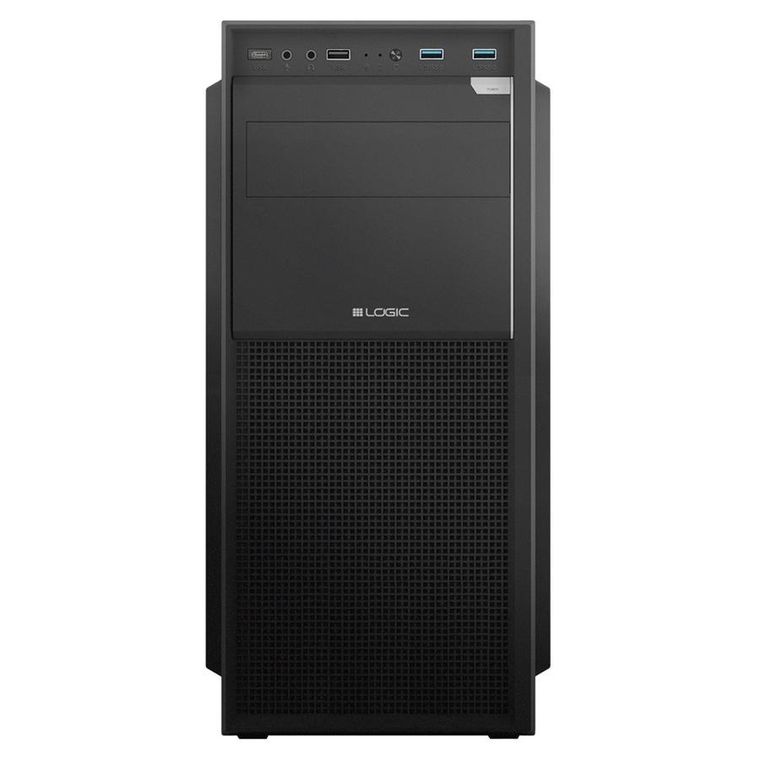 Logic, obudowa komputerowa, J23 PRO USB-C, czarna