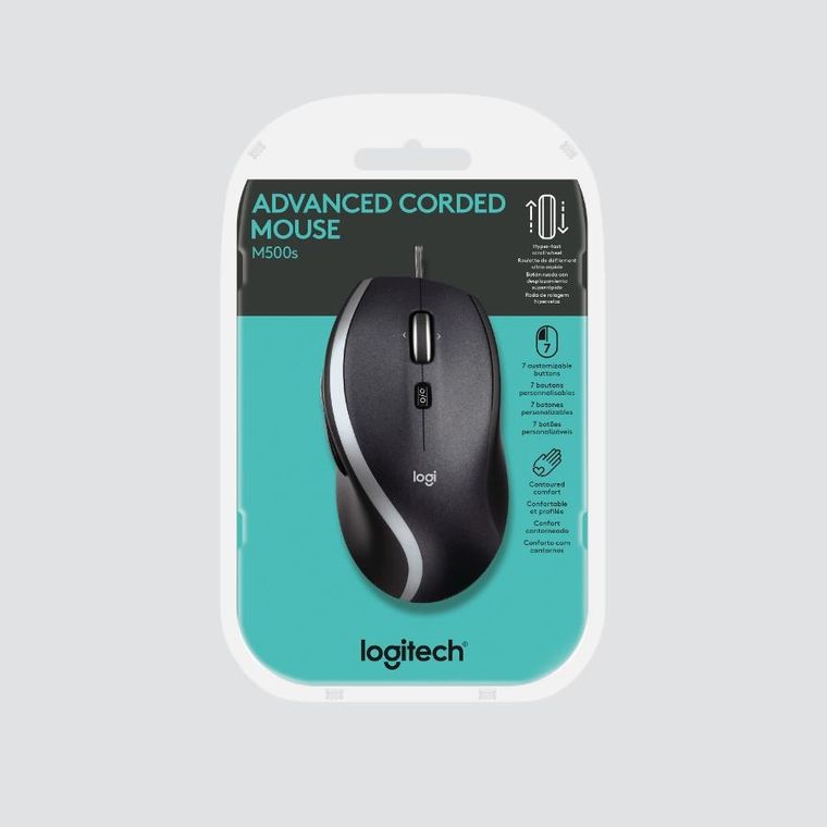 Logitech, Advanced Corded, mysz