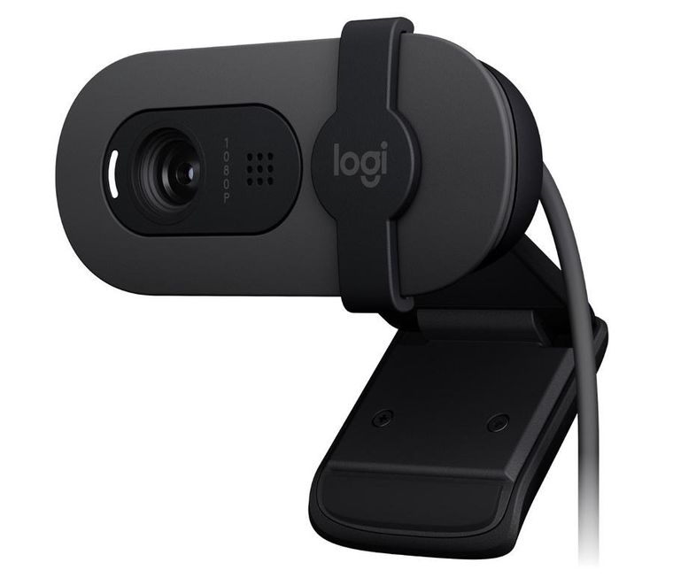 Logitech, Brio 100, webcam, kamerka internetowa, black