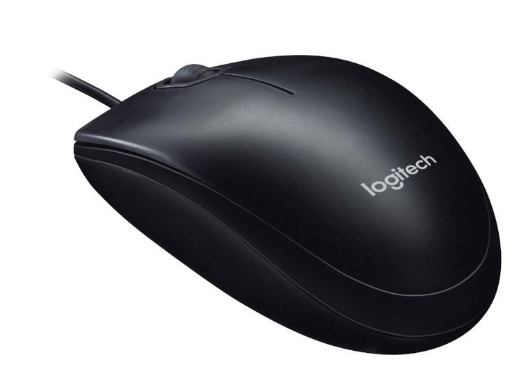 Logitech, mysz przewodowa, optyczna, M90, 1000dpi, grafitowa