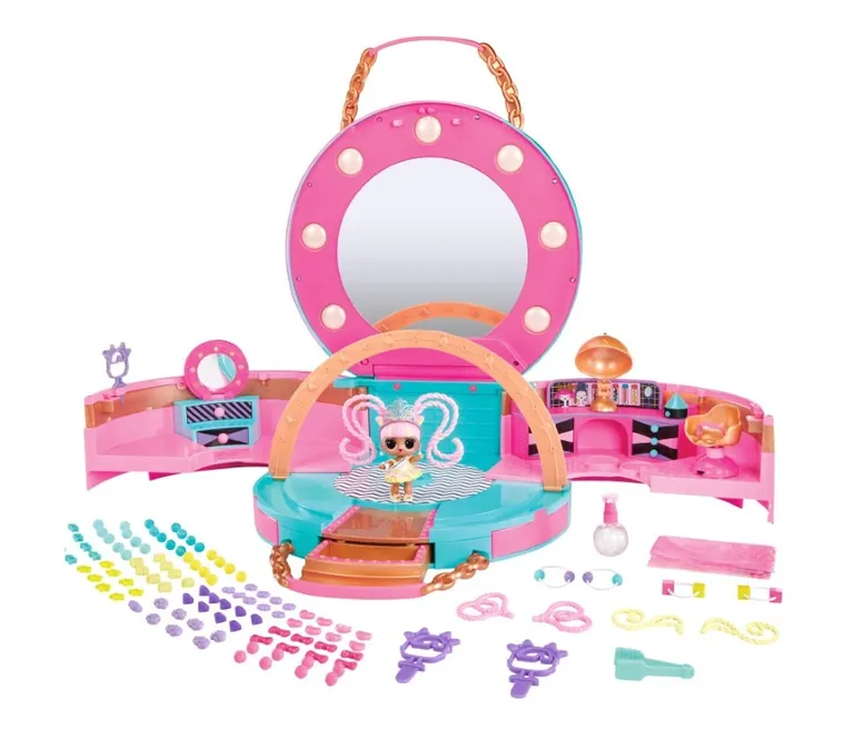 L.O.L. Surprise, Hair Beads Salon, stanowisko do stylizacji fryzur z mini laleczką