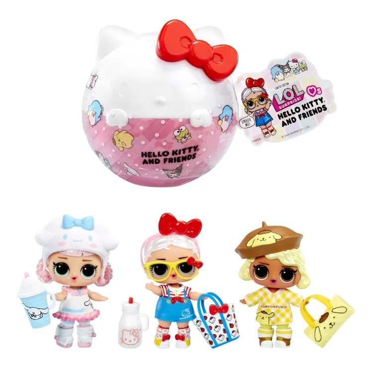 L.O.L. Surprise, Hello Kitty & Friends, kula niespodzianka, 1 szt.
