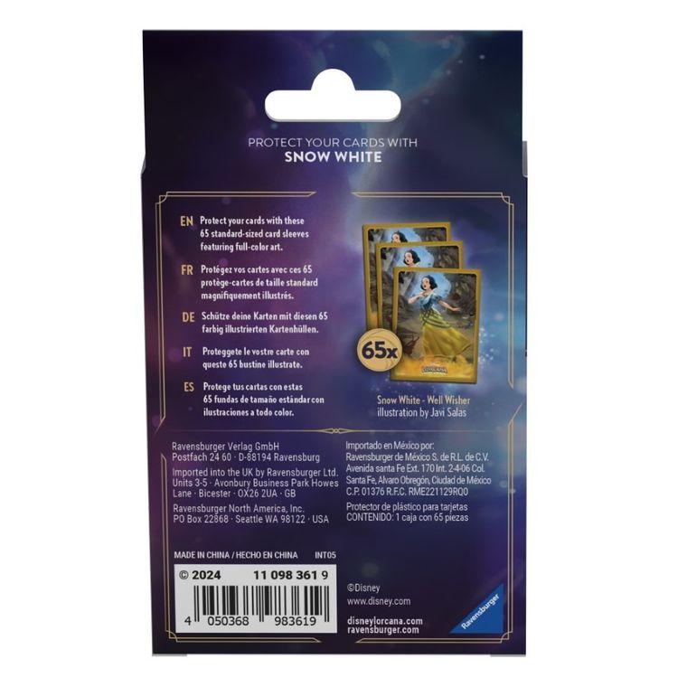 Lorcana, Disney, koszulki na karty