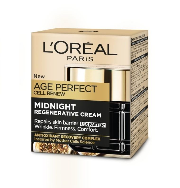 L'Oreal, Age Perfect Cell Renew, krem przeciwzmarszczkowy regenerujący na noc, 50 ml