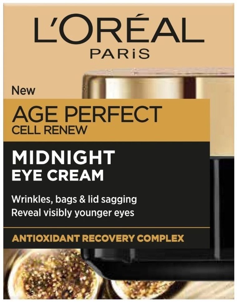 L'Oreal Paris, Age Perfect Cell Renew Midnight Eye Cream, regenerujący krem pod oczy, 15 ml