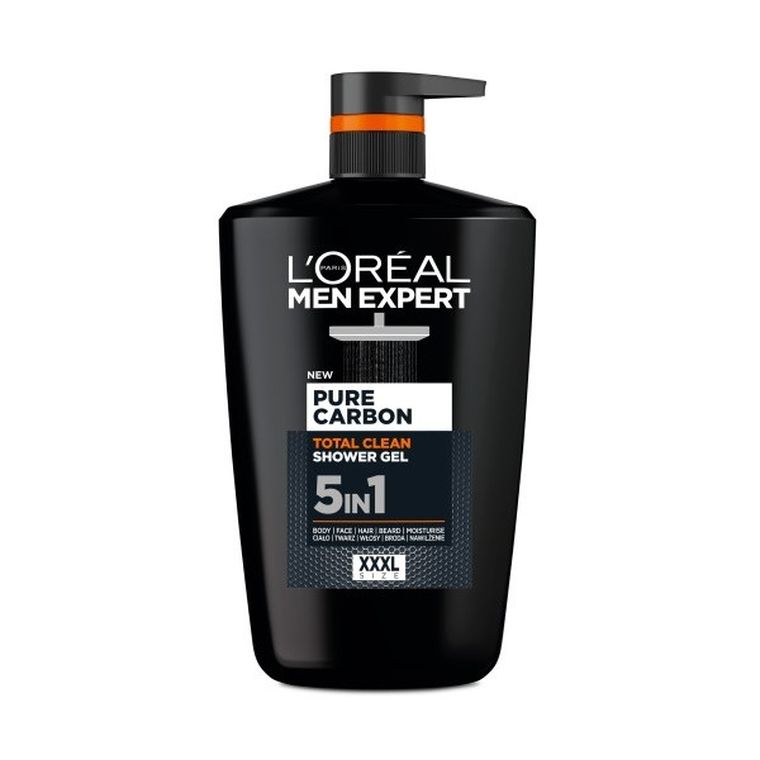 L'Oreal Paris, Expert, żel pod prysznic pure carbon 5w1, 1000 ml