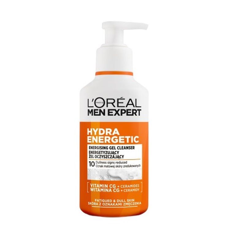 L'Oreal Paris, Men Expert Hydra Energetic, energetyzujący żel oczyszczający do twarzy, 260 ml