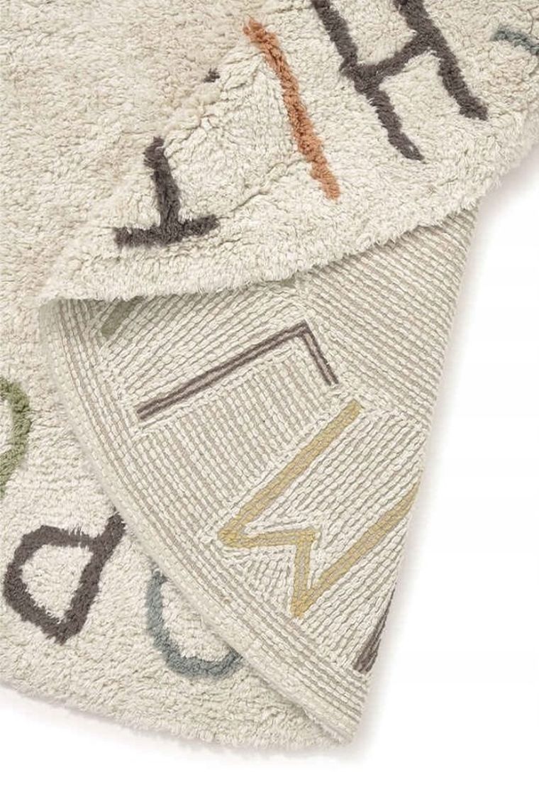 Lorena Canals, ABC, dywan bawełniany, 120 cm