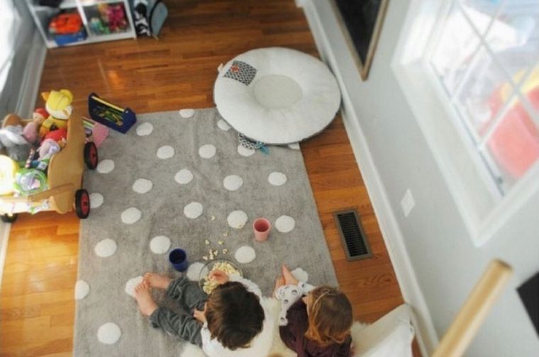 Lorena Canals, Topos, dywan bawełniany, grey, 120-160 cm