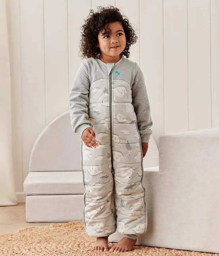 Love to Dream, Organic&Merino, Etap 3, śpiworek z rękawkami i nogawkami, 3.5 TOG, 6-12 m, niedźwiadek
