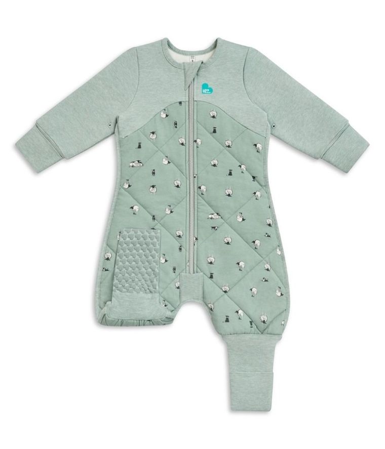 Love To Dream, Organic&Merino, Etap 3, śpiworek z rękawkami i nogawkami, oliwkowy, TOG 2.5, 6-12 m
