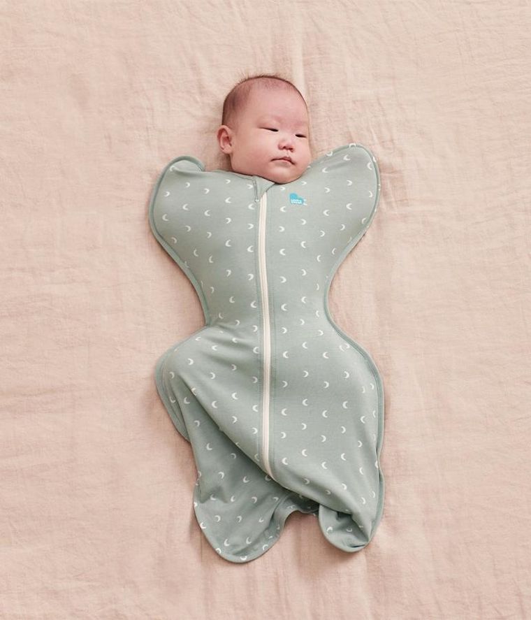 Love to Dream, Swaddle Up, otulacz, śpiworek, księżyce, etap 1, TOG 1, rozmiar S