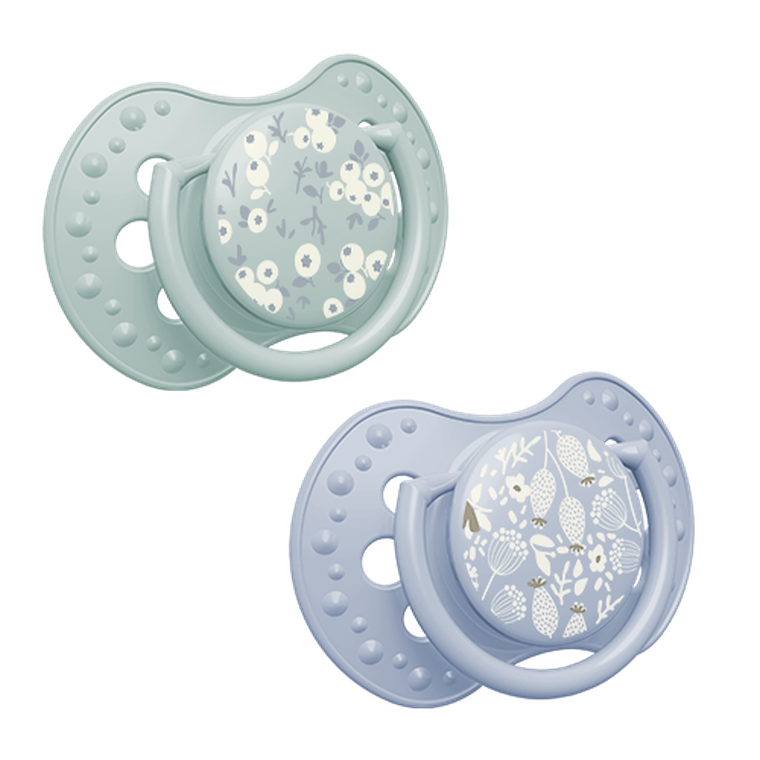 Lovi, Blossom Boy, smoczek silikonowy, dynamiczny, 0-3m, 2 szt.