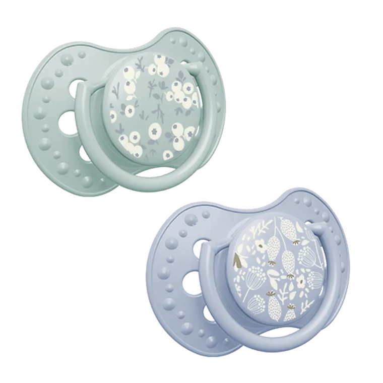 Lovi, Blossom Boy, smoczek silikonowy, dynamiczny, 6-18m, 2 szt.