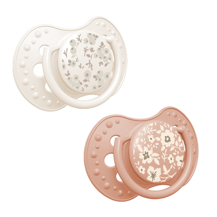 Lovi, Blossom Girl, smoczek silikonowy, dynamiczny, 18m+, 2 szt.