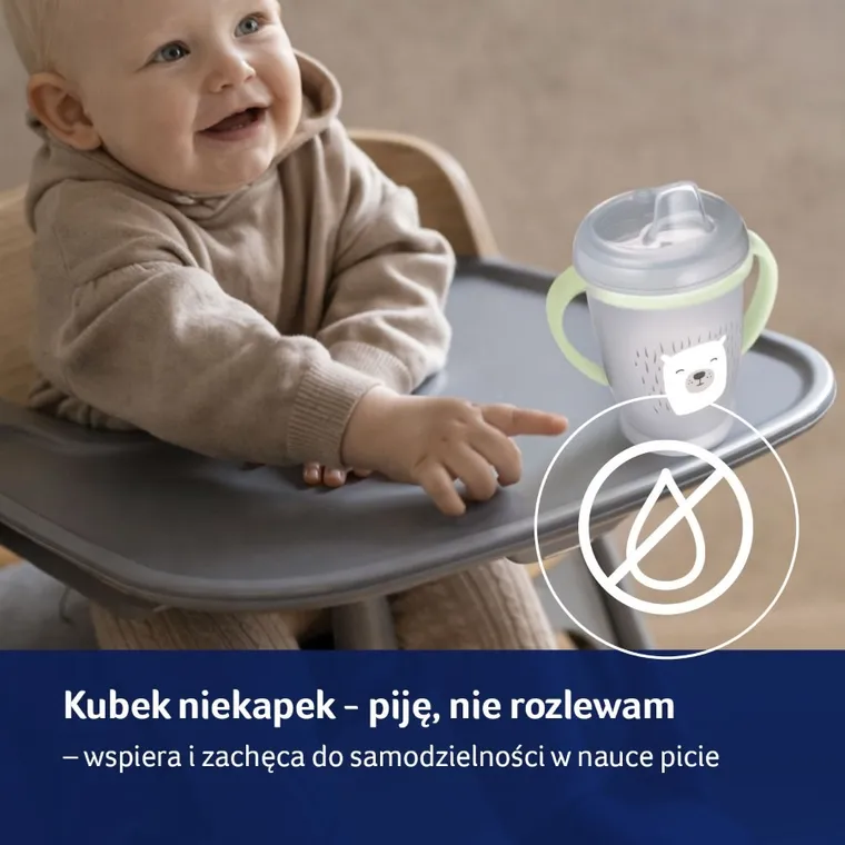 Lovi, Buddy Bear Junior, kubek niekapek, 6m+, 250 ml