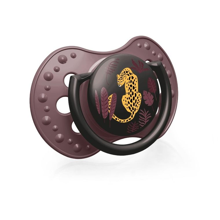 Lovi, Jungle Vibes Girl, smoczek silikonowy, dynamiczny, 0-3m, 2 szt.