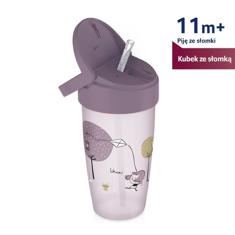 Lovi, Lovely Girl Active, kubek ze słomką, 350 ml