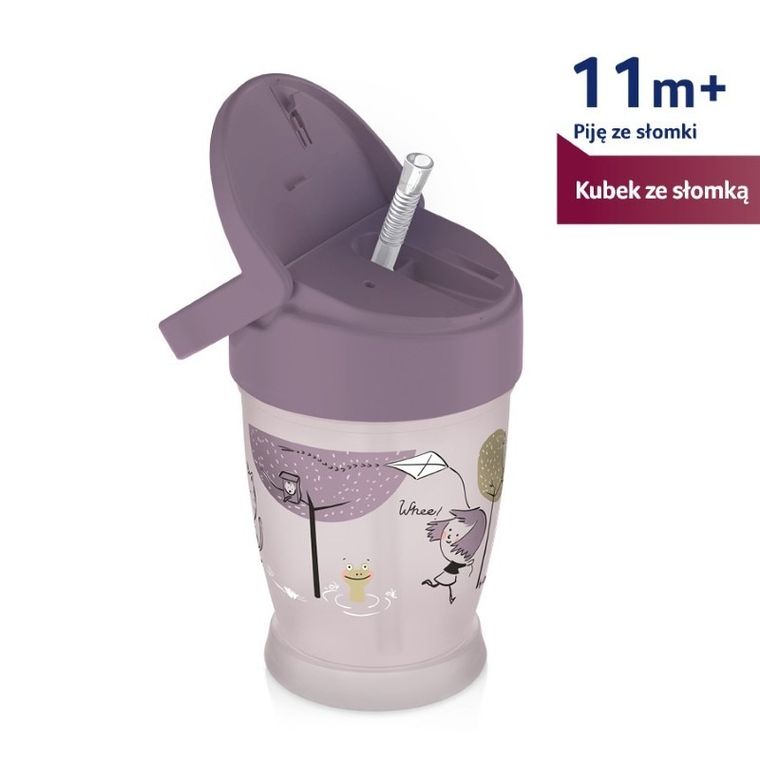 Lovi, Lovely Girl Junior, kubek ze słomką, 250 ml