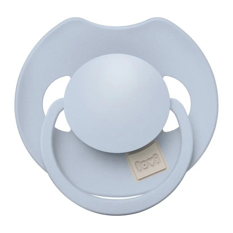 Lovi, Prime, smoczek silikonowy, dynamiczny, 0-6m, Baby Blue, 1 szt.
