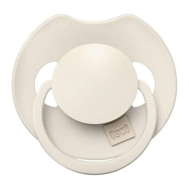 Lovi, Prime, smoczek silikonowy, dynamiczny, 0-6m, Coconut, 1 szt.