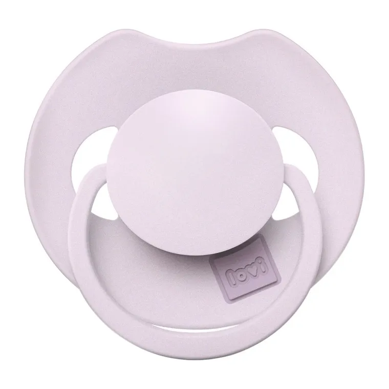 Lovi, Prime, smoczek silikonowy, dynamiczny, 0-6m, Lilac, 1 szt.