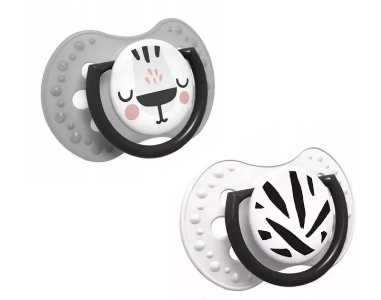 Lovi, Salt&Pepper, smoczek dynamiczny, silikonowy, 18m+, 2 szt.