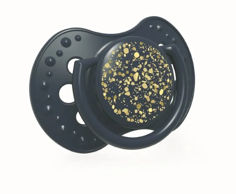 Lovi, Stardust Blue, silikonowy smoczek, dynamiczny, 3-6m, 2 szt