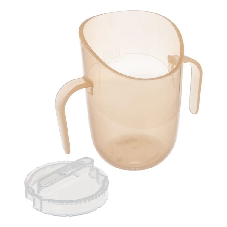 Lovi, zestaw: Genius, kubek, nude + Trends, butelka, nude, 250 ml