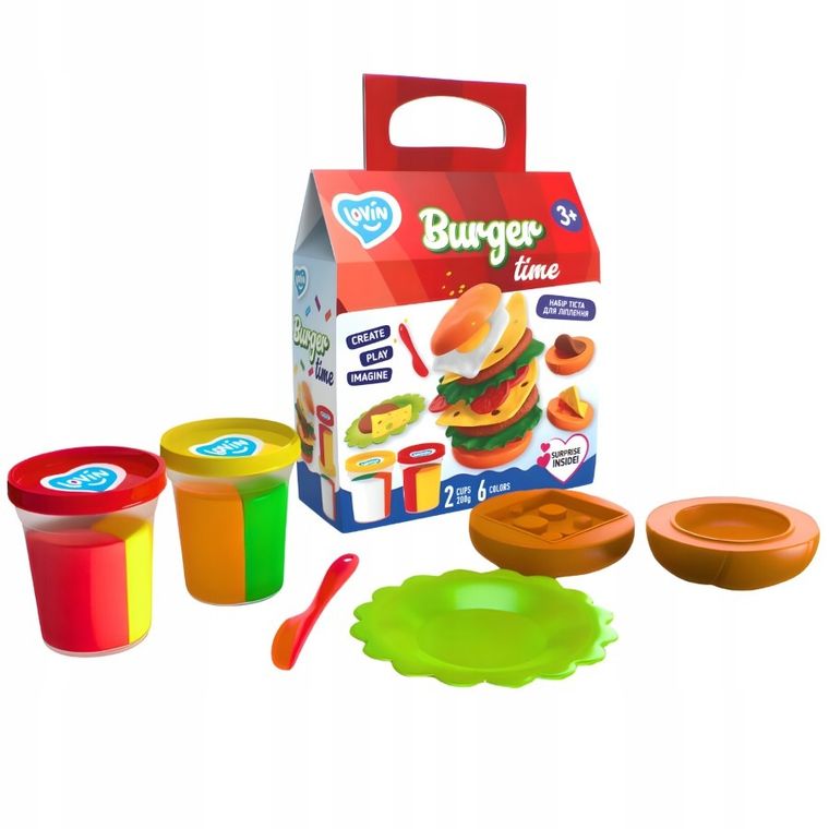 Lovin, Burger time, ciastolina do modelowania