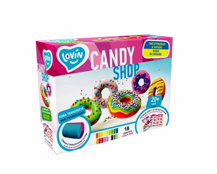 Lovin, Candy Shop, Donuty, ciastolina do modelowania