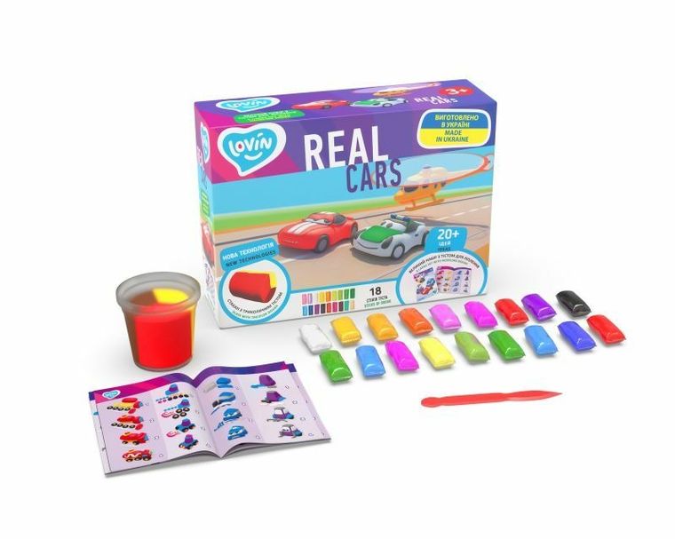 Lovin, Real Cars, Pojazdy, ciastolina do modelowania