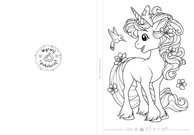 Lubię kolorować jednorożce