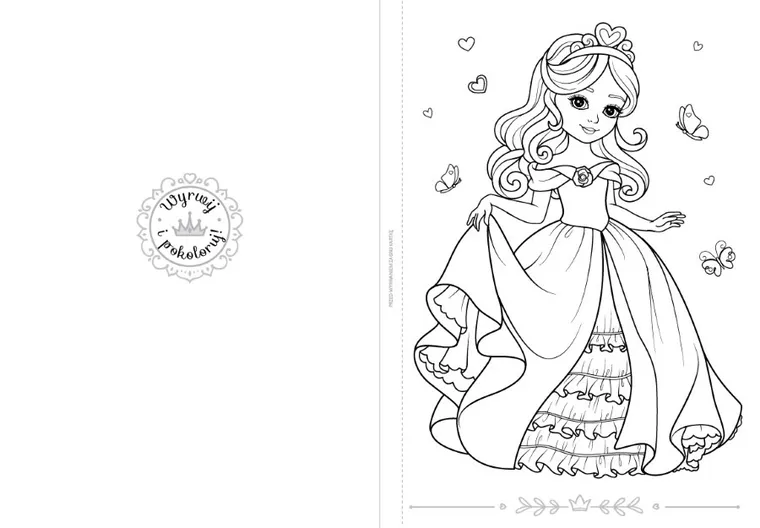 Lubię kolorować księżniczki