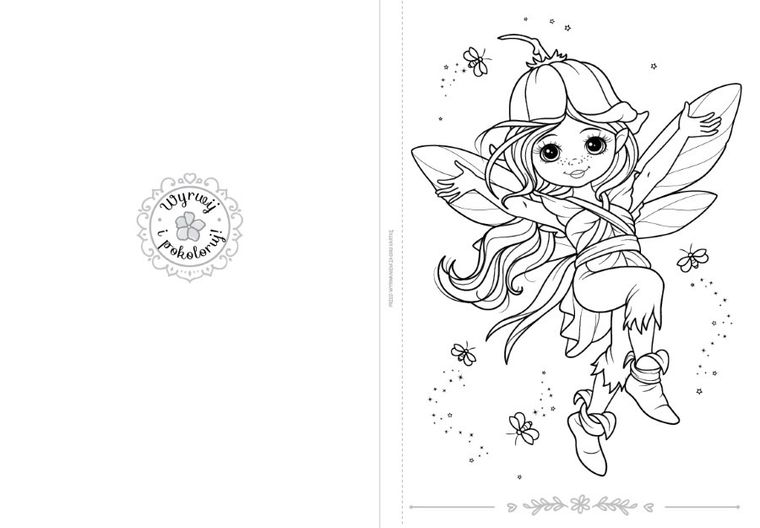 Lubię kolorować wróżki