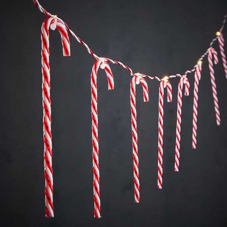 Luca, girlanda świetlna, biały ciepły, 10 LED