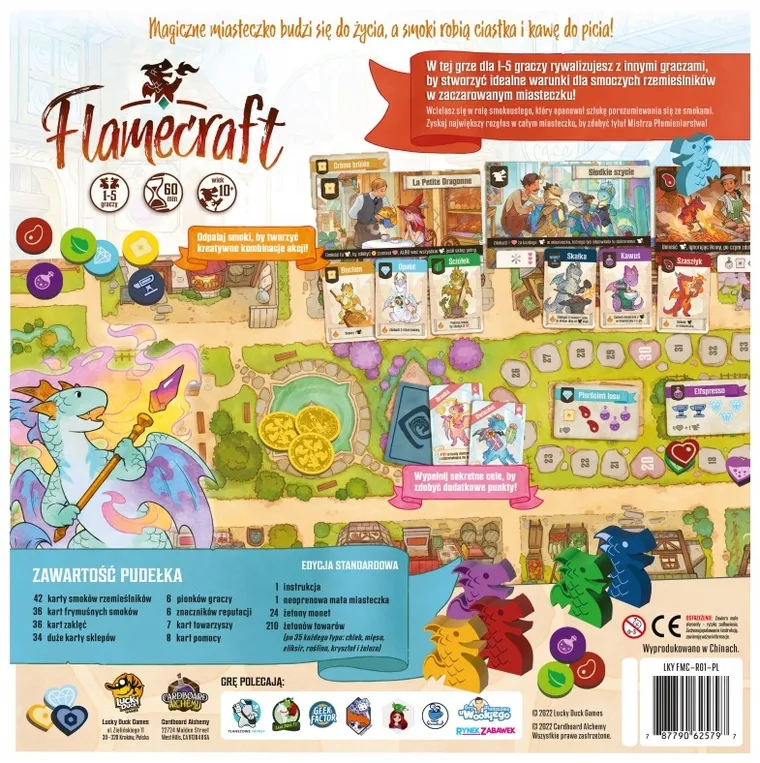 Lucky Duck Games, Flamecraft, gra strategiczna