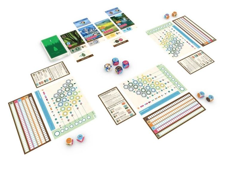 Lucky Duck Games, Kaskadia: Rzeki, gra strategiczna