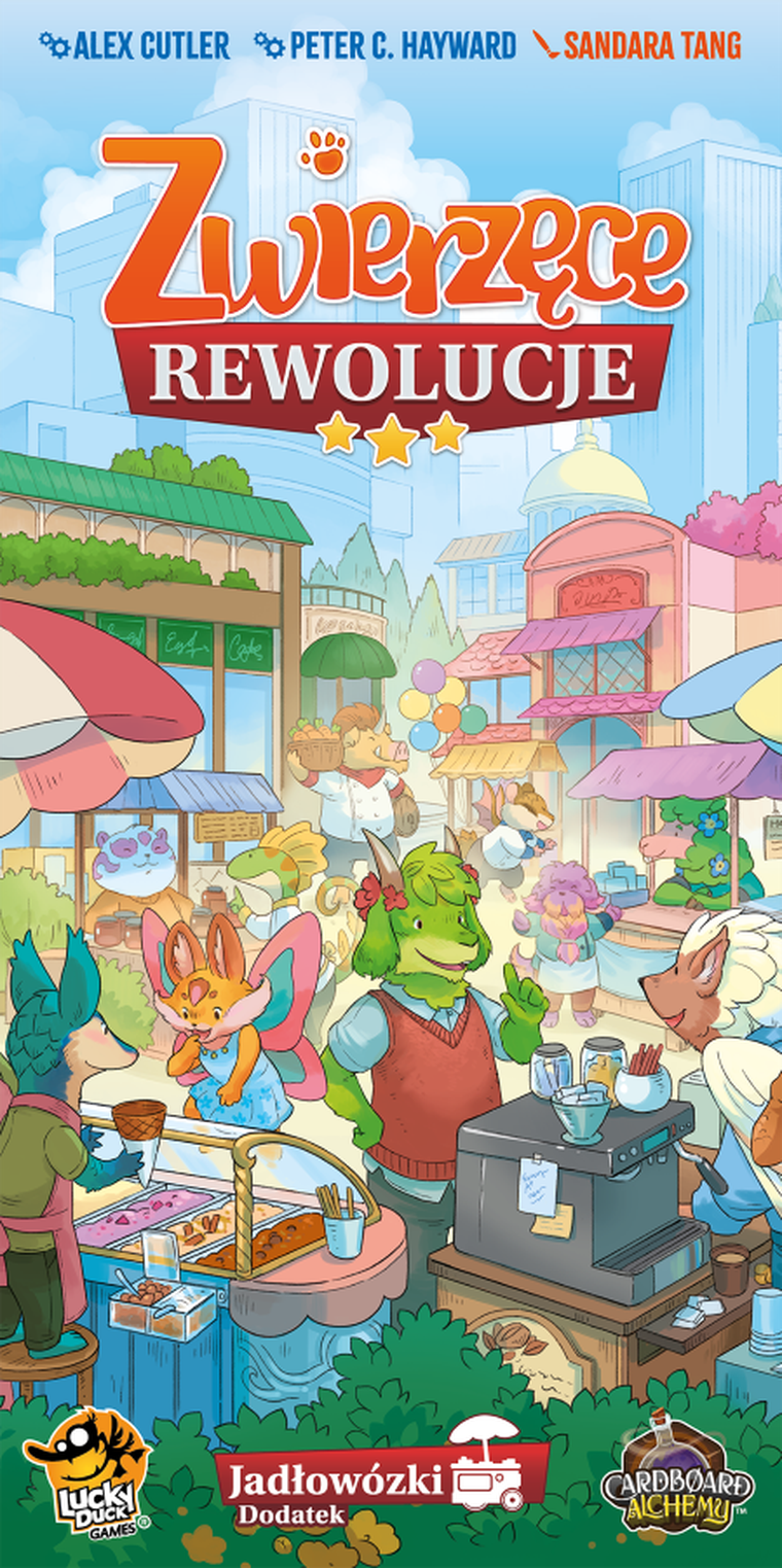 Lucky Duck Games, Zwierzęce rewolucje: Jadłowózki, dodatek do gry