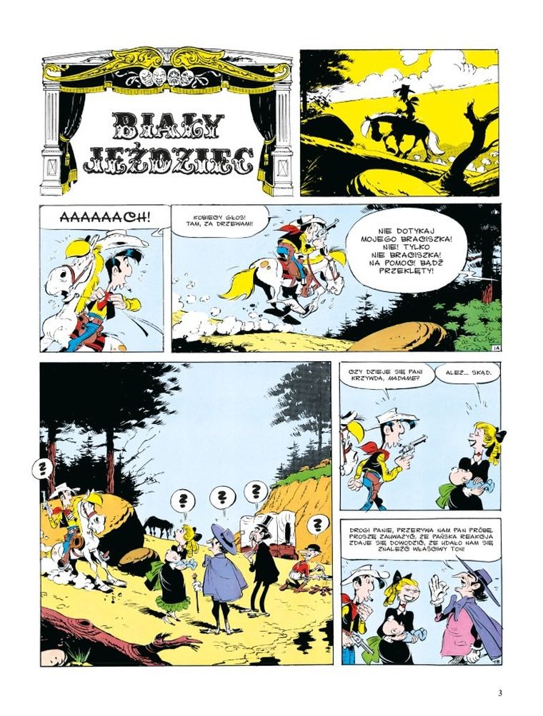 Lucky Luke. Biały jeździec