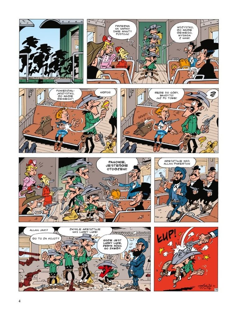 Lucky Luke. Tom 74. Lucky Luke kontra Pinkerton