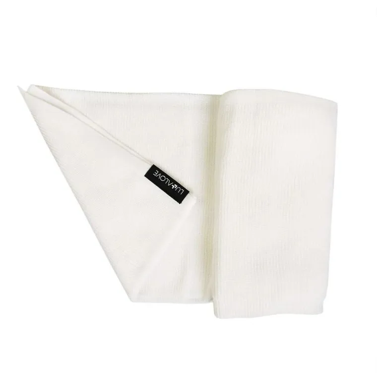 LullaLove, kocyk bambusowy, elastyczny, kokos, 90-90 cm