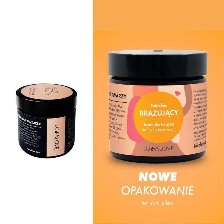 LullaLove, krem brązujący na noc z niepokalankiem pospolitym i baobabem 60 ml