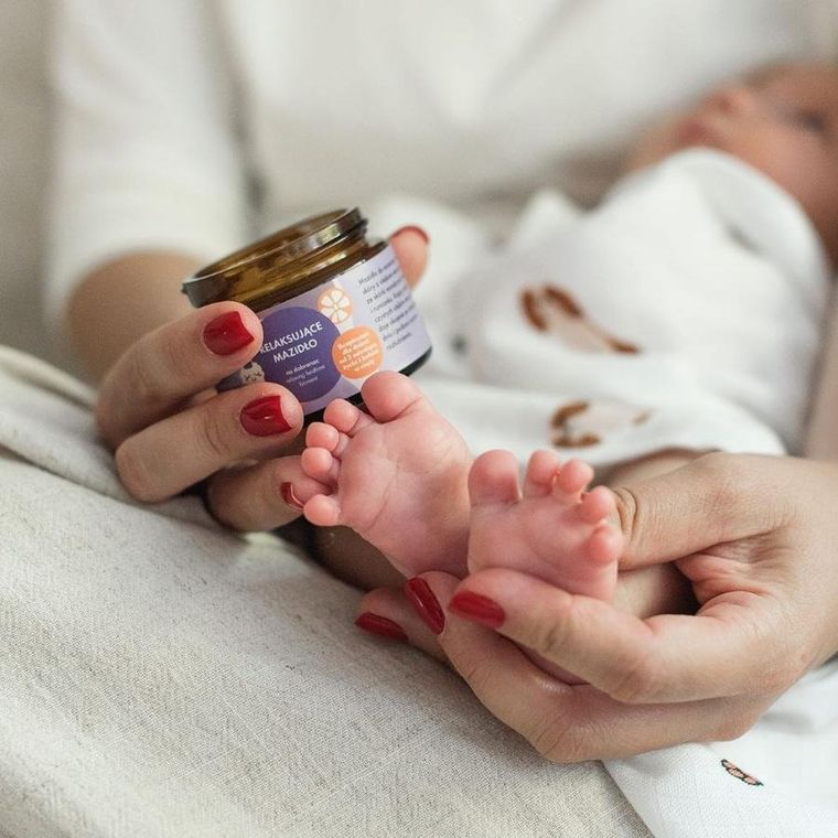 LullaLove, mazidło relaksacyjne do masażu, lawenda, mandarynka, rumianek, 50 ml